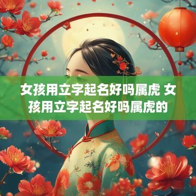 女孩用立字起名好吗属虎 女孩用立字起名好吗属虎的