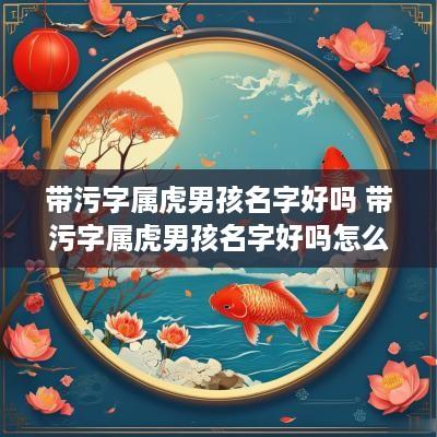 带污字属虎男孩名字好吗 带污字属虎男孩名字好吗怎么取