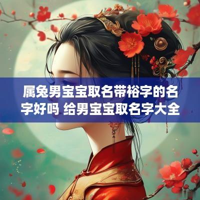 属兔男宝宝取名带裕字的名字好吗 给男宝宝取名字大全带裕字的