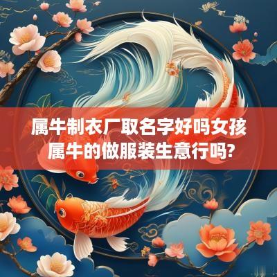 属牛制衣厂取名字好吗女孩 属牛的做服装生意行吗?