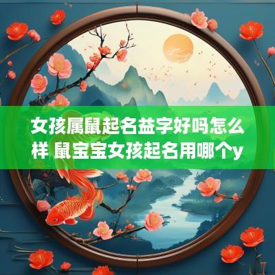 女孩属鼠起名益字好吗怎么样 鼠宝宝女孩起名用哪个yi字好