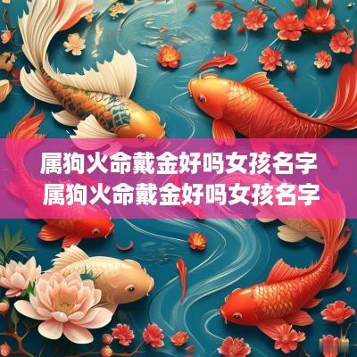 属狗火命戴金好吗女孩名字 属狗火命戴金好吗女孩名字叫什么
