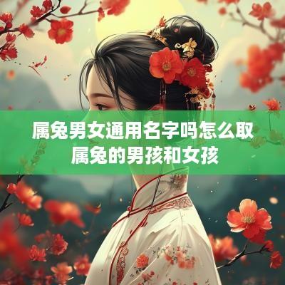属兔男女通用名字吗怎么取 属兔的男孩和女孩