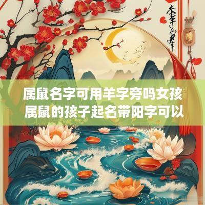 属鼠名字可用羊字旁吗女孩 属鼠的孩子起名带阳字可以吗