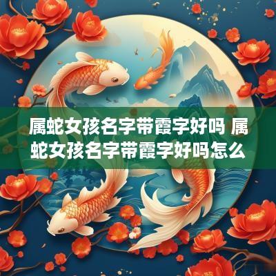 属蛇女孩名字带霞字好吗 属蛇女孩名字带霞字好吗怎么取