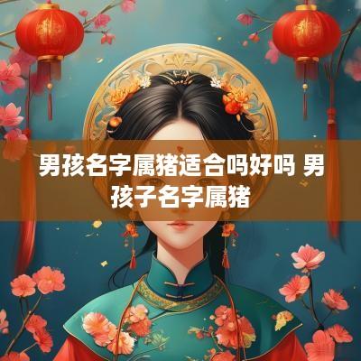 男孩名字属猪适合吗好吗 男孩子名字属猪