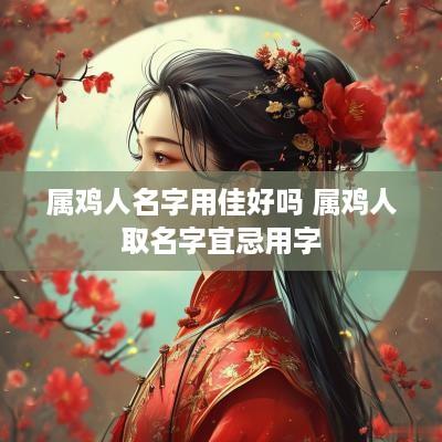 属鸡人名字用佳好吗 属鸡人取名字宜忌用字