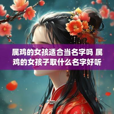 属鸡的女孩适合当名字吗 属鸡的女孩子取什么名字好听