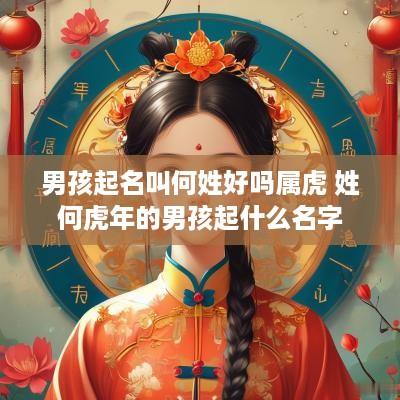 男孩起名叫何姓好吗属虎 姓何蛇年的男孩起什么名字