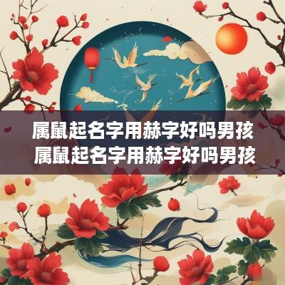 属鼠起名字用赫字好吗男孩 属鼠起名字用赫字好吗男孩子