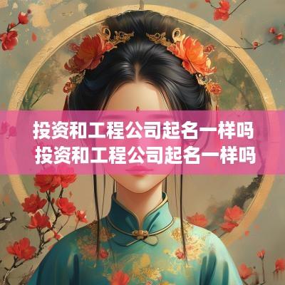 投资和工程公司起名一样吗 投资和工程公司起名一样吗知乎