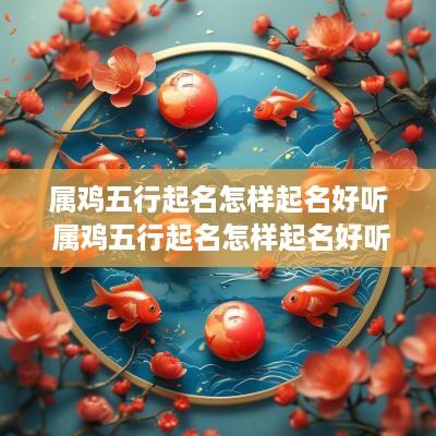 属鸡五行起名怎样起名好听 属鸡五行起名怎样起名好听女孩