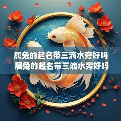 属兔的起名带三滴水旁好吗 属兔的起名带三滴水旁好吗吉利吗