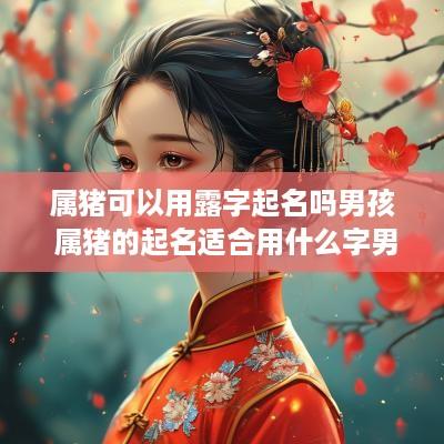 属猪可以用露字起名吗男孩 属猪的起名适合用什么字男孩