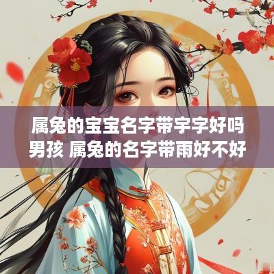 属兔的宝宝名字带宇字好吗男孩 属兔的名字带雨好不好