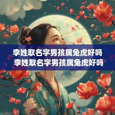 李姓取名字男孩属兔虎好吗 李姓取名字男孩属兔虎好吗