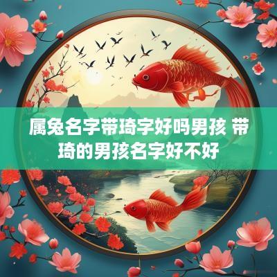 属兔名字带琦字好吗男孩 带琦的男孩名字好不好