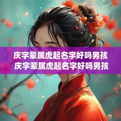庆字辈属虎起名字好吗男孩 庆字辈属虎起名字好吗男孩怎么取