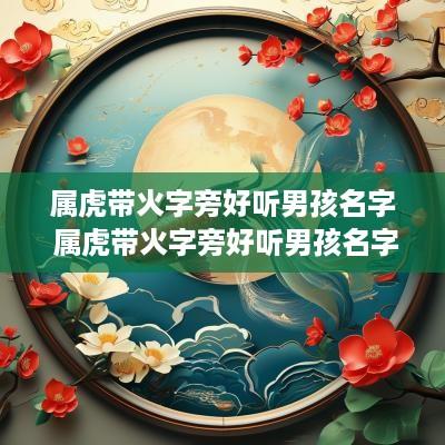 属虎带火字旁好听男孩名字 属虎带火字旁好听男孩名字有哪些