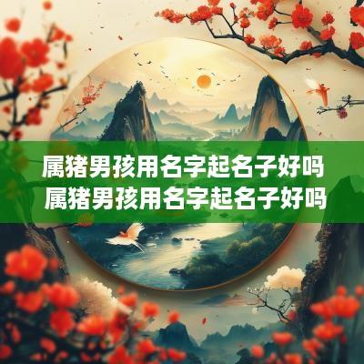 属猪男孩用名字起名子好吗 属猪男孩用名字起名子好吗怎么样