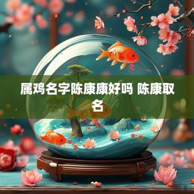 属鸡名字陈康康好吗 陈康取名