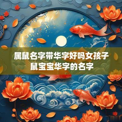 属鼠名字带华字好吗女孩子 鼠宝宝华字的名字