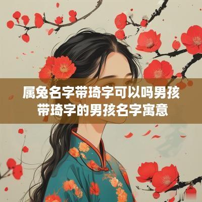 属兔名字带琦字可以吗男孩 带琦字的男孩名字寓意