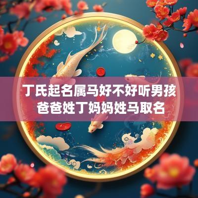 丁氏起名属马好不好听男孩 爸爸姓丁妈妈姓马取名