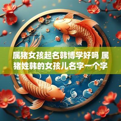 属猪女孩起名韩博学好吗 属猪姓韩的女孩儿名字一个字 属猪女孩起名韩博学好吗 属猪姓韩的女孩儿名字一个字