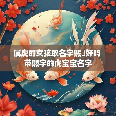 属虎的女孩取名字熙玥好吗 带熙字的虎宝宝名字
