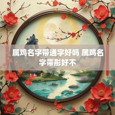 属鸡名字带通字好吗 属鸡名字带彤好不 属鸡名字带通字好吗 属鸡名字带彤好不