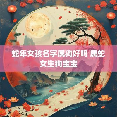 蛇年女孩名字属狗好吗 属蛇女生狗宝宝