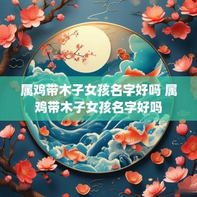 属鸡带木子女孩名字好吗 属鸡带木子女孩名字好吗