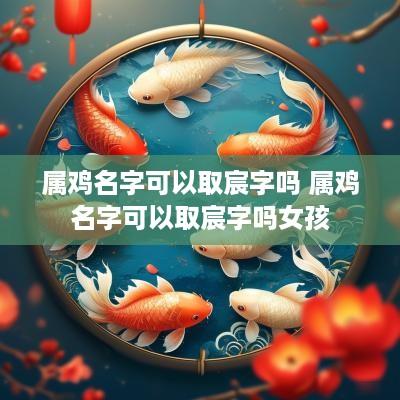 属鸡名字可以取宸字吗 属鸡名字可以取宸字吗女孩