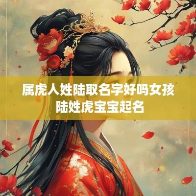 属虎人姓陆取名字好吗女孩 陆姓虎宝宝起名