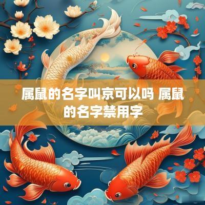 属鼠的名字叫京可以吗 属鼠的名字禁用字