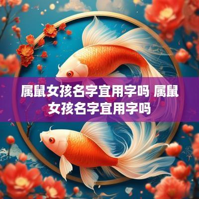 属鼠女孩名字宜用字吗 属鼠女孩名字宜用字吗
