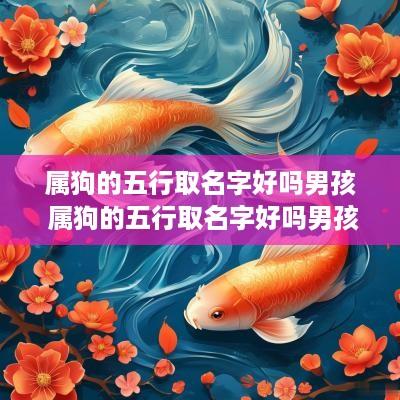 属狗的五行取名字好吗男孩 属狗的五行取名字好吗男孩子