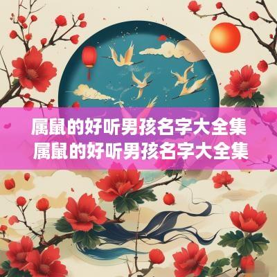 属鼠的好听男孩名字大全集 属鼠的好听男孩名字大全集图片