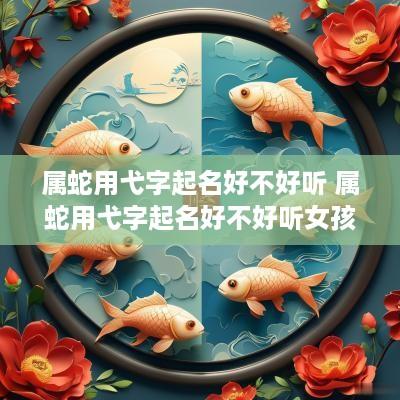 属蛇用弋字起名好不好听 属蛇用弋字起名好不好听女孩
