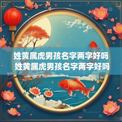 姓黄属虎男孩名字两字好吗 姓黄属虎男孩名字两字好吗怎么取