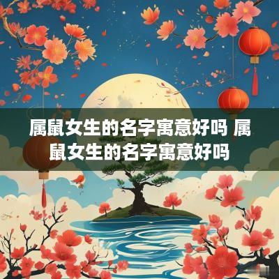 属鼠女生的名字寓意好吗 属鼠女生的名字寓意好吗