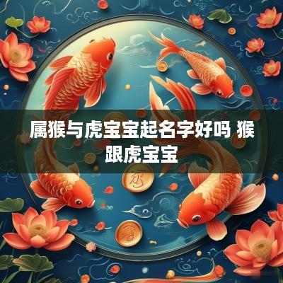 属猴与虎宝宝起名字好吗 猴跟虎宝宝