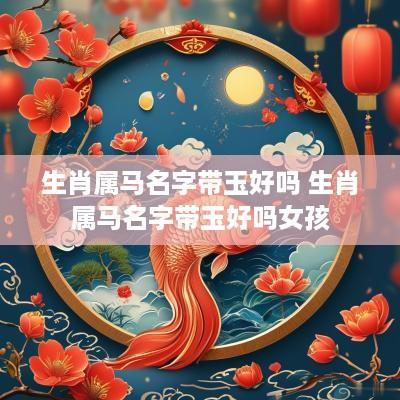 生肖属马名字带玉好吗 生肖属马名字带玉好吗女孩