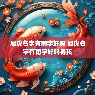 属虎名字有雨字好吗 属虎名字有雨字好吗男孩