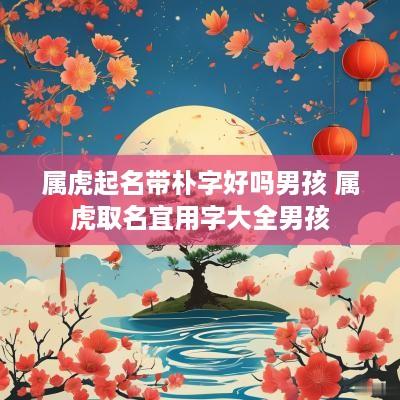 属虎起名带朴字好吗男孩 属虎取名宜用字大全男孩