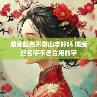 属兔起名不带山字好吗 属兔起名字不适合用的字