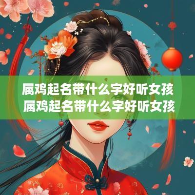 属鸡起名带什么字好听女孩 属鸡起名带什么字好听女孩子