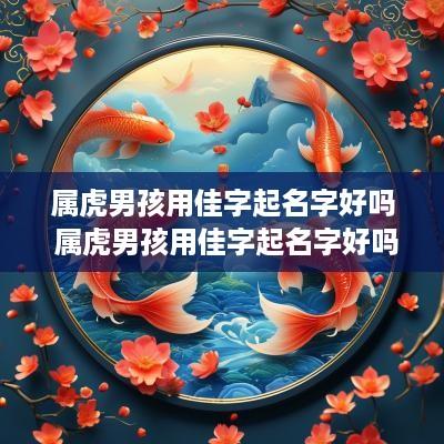属虎男孩用佳字起名字好吗 属虎男孩用佳字起名字好吗