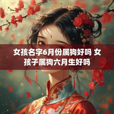 女孩名字6月份属狗好吗 女孩子属狗六月生好吗